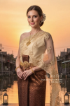 ชุดไทยจักรี สีทองแดง (TCK 023)