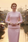 ชุดไทยจิตรลดา สีชมพู (TC 014)