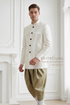 ชุดราชปะแตน สีงาช้างเขียว (RP 004)