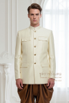 ชุดราชปะแตน สีครีมน้ำตาล (RP 013)