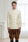 ชุดราชปะแตน สีครีมน้ำตาล (RP 013)