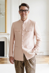ชุดราชปะแตน สีชมพูกลีบบัวแดง (RP 011)