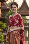 ชุดไทยรัชกาลที่ 4 สีแดง (TRA 003)