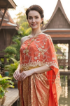 ชุดไทยรัชกาลที่ 4 สีส้ม (TRA 004)