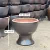 Champagne Glass-Shaped Planter with Drainage Hole