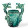 Twin Dragon Emerald Pattern