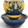 Wide-Rim Pama Overflow Fountain Set 70