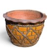 Special pattern plant pot