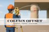 โปรแกรม COLUMN OFFSET ในกล้อง total station โปรแกรม COLUMN OFFSET ในกล้อง total station