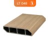 048 ลายไม้ | LT by COTTO บัวเชิงผนัง PVC สูง 7.5 ซม. ยาว 3 เมตร