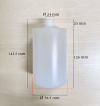 ขวดPET ทรงกระบอก 500 ml