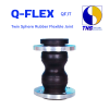 Q-FLEX QFJT Twin Sphere Rubber Flexible Joint - Flanged