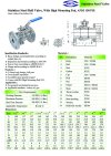 ARITA SMBA-F Ball valve Stainless Steel - ANSI 150 PSI