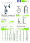 ARITA SBF-T16G Butterfly Valve Stainless Steel - Universal