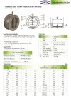 ARITA SDD-FU04 Check Valve Stainless Steel - Universal
