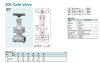 KITZ GATE VALVE (20SLS) - เกทวาล์ว