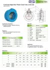 ARITA Cast Iron Single Door Wafer Check Valve - Universal