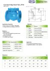 ARITA Swing Check Valve (ISW-F3) - สวิงเช็ควาล์ว PN16