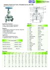 ARITA SGA Gate Valve Stainless Steel - JIK10K