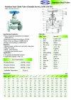 ARITA SGL Globe Valve Stainless Steel - ANSI 150 PSI