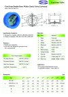 ARITA Cast Iron Double Door Wafer Check Valve - Universal