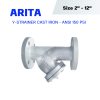 ARITA Cast Iron Y-Strainer (IYS-F2) - ANSI 150 PSI