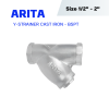 ARITA Cast Iron Y Strainer (IYS-S200) - BSPT