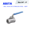 ARITA SBA | Ball valve 1PC Stainless Steel - BSPT