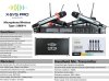 MICROPHONE WIRELESS XSYS TYPE XMW-4 ( 4 CHANNEL MIC)