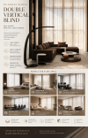 DS Hanas Series Double Vertical Blind (ม่านปรับแสง 2 ชั้น รุ่น DS Hanas Series)