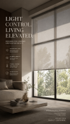 Roller Blind Sunscreen 1% / 3% / 5% Openness Fabric