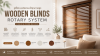 Wooden Blinds Rotary System ระบบมู่ลี่ไม้เชือกและโซ่คุณภาพสูง Wooden Blinds Rotary System ระบบมู่ลี่ไม้เชือกและโซ่คุณภาพสูง