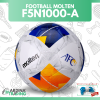 (ของแท้ 100%) MOLTEN ลูกฟุตบอล รุ่น F5N1000-A (เบอร์ 5) แถมฟรีตาข่ายใส่ลูกบอล+เข็มเป่าลม
