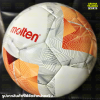 (ของแท้ 100%) MOLTEN ลูกฟุตบอล รุ่น F5N3400-TL (เบอร์ 5) แถมฟรีตาข่ายใส่ลูกบอล+เข็มเป่าลม