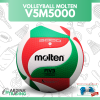 (ของแท้ 100%) MOLTEN ลูกวอลเลย์บอล รุ่น V5M5000 (เบอร์ 5) แถมฟรีตาข่ายใส่ลูกบอล+เข็มเป่าลม