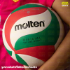 (ของแท้ 100%) MOLTEN ลูกวอลเลย์บอล รุ่น V5M4000 (เบอร์ 5) แถมฟรีตาข่ายใส่ลูกบอล+เข็มเป่าลม