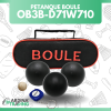 (ของแท้ 100%) BOULES ลูกเปตอง รุ่น OB3B-D71W710 (1ชุด มี 3 ลูก) แถมกระเป๋า ,ลูกแก่น ,เชือกวัดระยะ