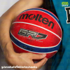 (ของแท้ 100%) MOLTEN ลูกบาสเก็ตบอล รุ่น BGRX7-RB (เบอร์ 7) แถมฟรีตาข่ายใส่ลูกบอล+เข็มเป่าลม