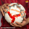 (ของแท้ 100%) MOLTEN ลูกฟุตบอล รุ่น F5D5000-TL (เบอร์ 5) แถมฟรีตาข่ายใส่ลูกบอล+เข็มเป่าลม