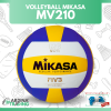 (ของแท้ 100%) MIKASA ลูกวอลเลย์บอล รุ่น MV210 (เบอร์ 5) แถมฟรีตาข่ายใส่ลูกบอล+เข็มเป่าลม