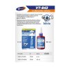 V-tech VT-8436 กาวล็อคเกลียว สีน้ำเงิน 6ML