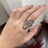 Wave Onyx Ring