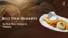 Best Thai Desserts