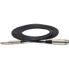 Hosa MCH-125 Microphone Cable, Hosa XLR3F to 1/4 in TS, 25 ft