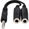 Hosa YPP-118 Y Cable 1/4 in TRS-Dual 1/4 in TRSF