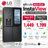 ตู้เย็น Multi-Door InstaView™ 22.7คิว รุ่น GC-X24FFCRB.AEVPLM1