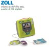 เครื่องกระตุกหัวใจยี่ห้อ ZOLL รุ่น AED 3 ประกอบด้วยแผ่นนำไฟฟ้าแบบมี CPR SENSOR