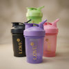 แก้วเชคโปรตีน Love protein ชนิด Food Grade พร้อมลูกบอลเชค แก้วสวย น้ำหนักเบา พกพาง่าย