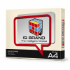 IQ Brand กระดาษถ่ายเอกสารสี A4 สีครีม (C1) 80 แกรม 500 แผ่น/รีม