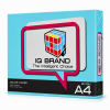 IQ Brand กระดาษถ่ายเอกสารสี A4 สีฟ้า (B2) 80 แกรม 500 แผ่น/รีม